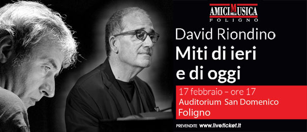 David Riondino - Miti di ieri e di oggi all’Auditorium San Domenico di Foligno