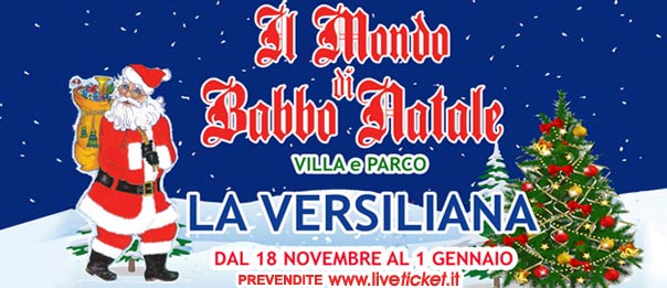 Il Mondo di Babbo Natale a La Versiliana a Marina di Pietrasanta