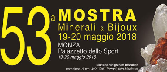 Mostra minerali & bijoux al Palazzetto dello Sport a Monza