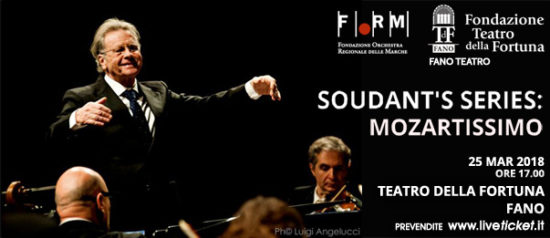 Orchestra Filarmonica Marchigiana "Soudant's series: Mozartissimo" al Teatro della Fortuna a Fano