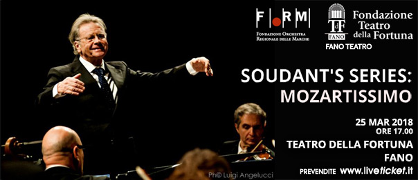 Orchestra Filarmonica Marchigiana "Soudant's series: Mozartissimo" al Teatro della Fortuna a Fano