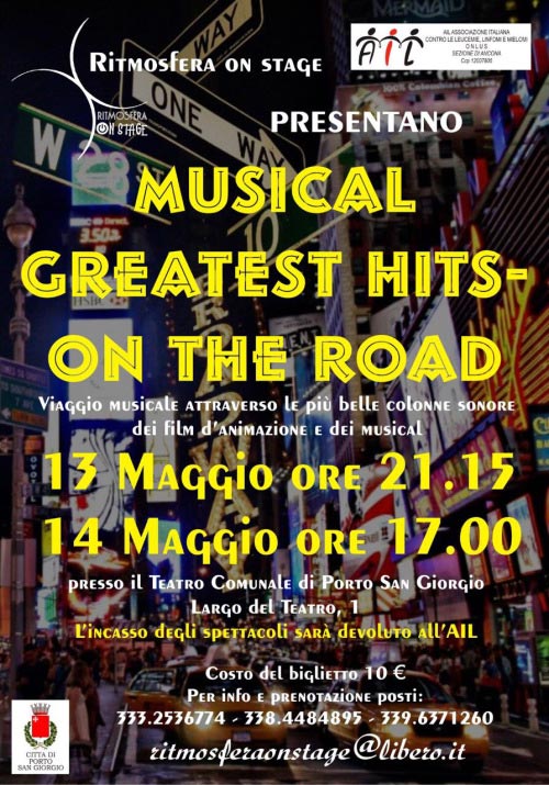 Musical greatest hits - On the road al Teatro Comunale di Porto San Giorgio