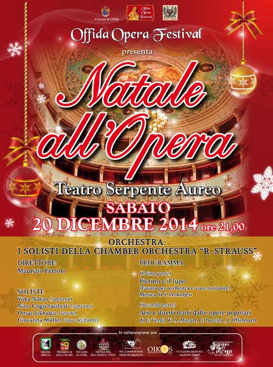 Natale all'Opera con "Pierino e il lupo" al Teatro Serpente Aureo di Offida