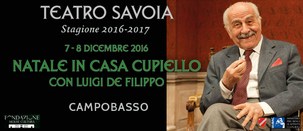 Luigi de Filippo"Natale in casa Cupiello" al Teatro Savoia di Campobasso