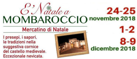 Natale a Mombaroccio 2018 a Mombaroccio