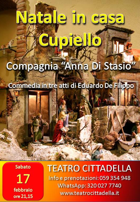 Natale in casa Cupiello al Teatro Cittadella di Modena