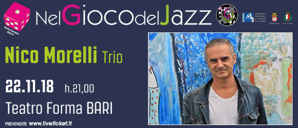 Nico Morelli Trio al Teatro Forma di Bari