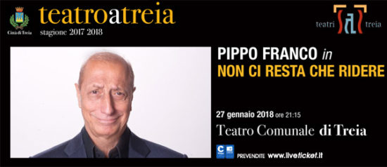 Pippo Franco "Non ci resta che ridere" al Teatro Comunale di Treia