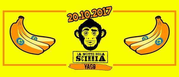 La notte della scimmia a Yago Pleasure Club di Sassuolo