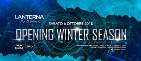 Opening winter season alla Lanterna Azzurra di Corinaldo