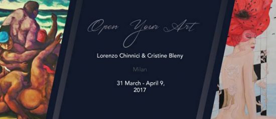 Lorenzo Chinnici & Christine Bleny "Opent Your Art" a Nuove Porte Prandi di Milano