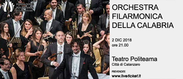 Orchestra Filarmonica della Calabria al Teatro Politeama di Catanzaro