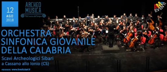 Orchestra Sinfonica Giovanile della Calabria agli Scavi Archeologici Sibari a Cassano allo Ionio