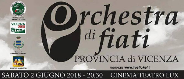 Concerto: Orchestra di fiati Provincia di Vicenza al Teatro Lux di Camisano Vicentino