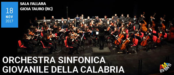 Orchestra sinfonica giovanile della Calabria alla Sala Fallara a Gioia Tauro