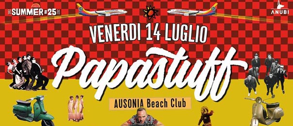 Papastuff all'Ausonia Beach Club di Trieste