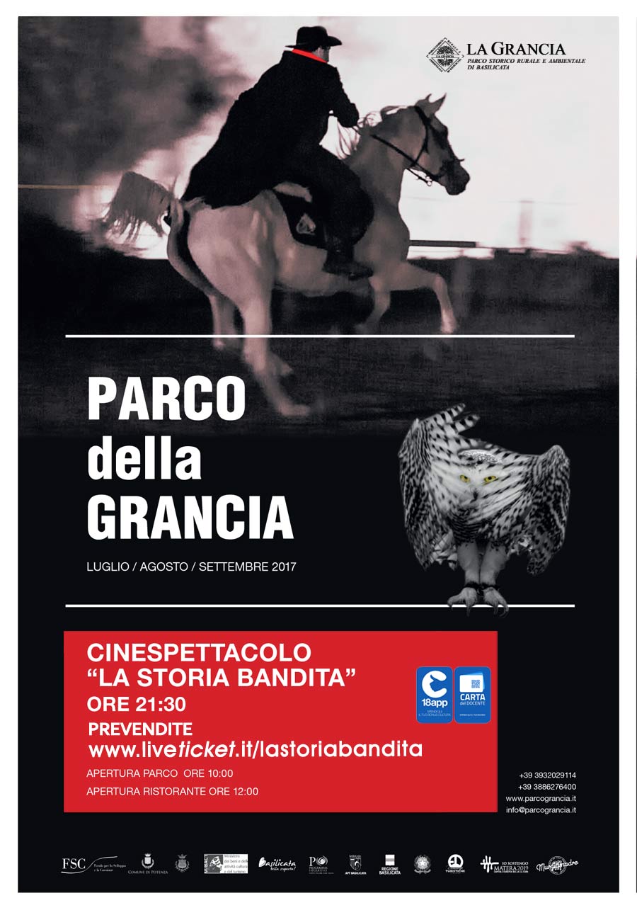 La storia bandita Cinespettacolo - Parco della Grancia 2017 a Brindisi Montagna