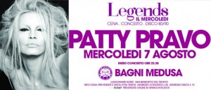 "Il Mercoledì Medusa Legends" Patti Pravo a San Benedetto del Tronto