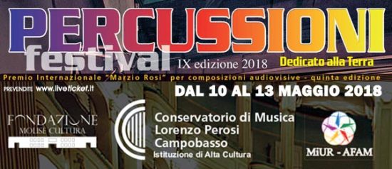 Festival Percussioni 2018 al Teatro Savoia di Campobasso