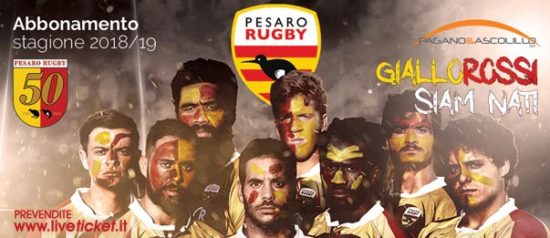 Pesaro Rugby - Campionato serie B Stagione 2018/19