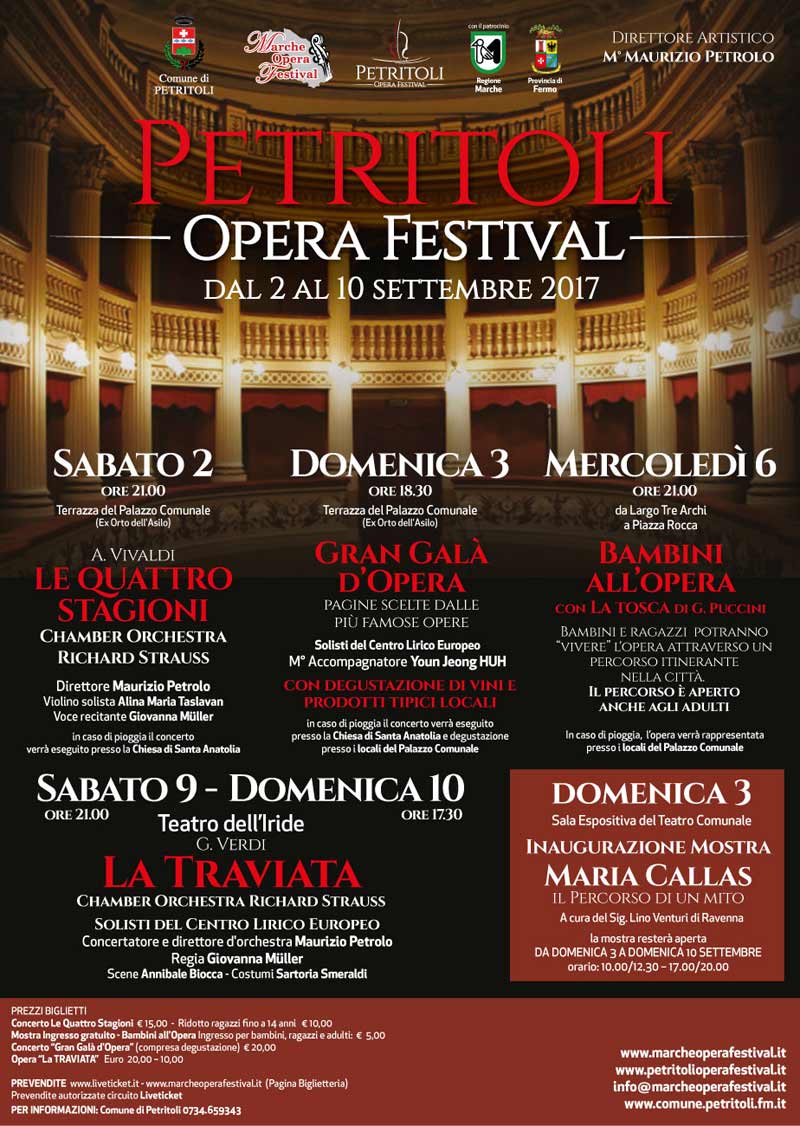 Per Marche Opera Festival "Petritoli Opera Festival" a Petritoli