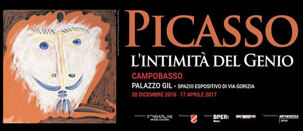 Mostra Picasso "L'intimità del genio" al Palazzo Gil di Campobasso