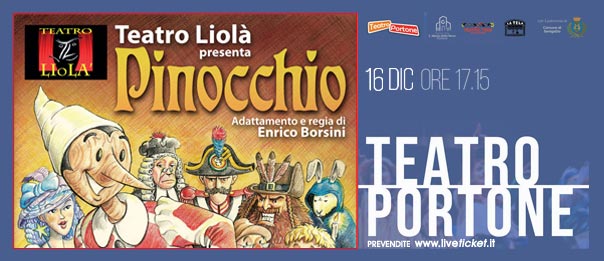 Pinocchio al Teatro Portone di Senigallia