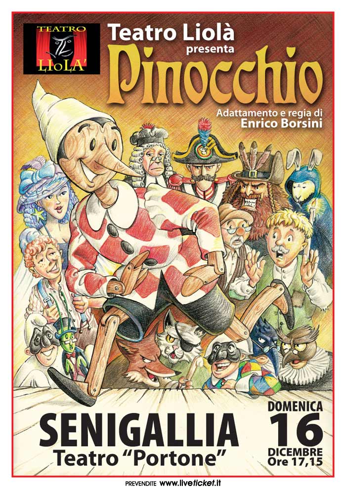 Pinocchio al Teatro Portone di Senigallia