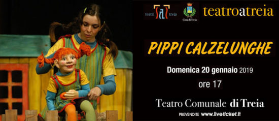 Pippi Calzelunghe al Teatro Comunale di Treia