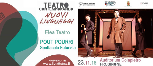 Pout Pourri all'Auditorium Paolo Colapietro a Frosinone