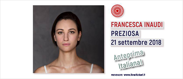 Francesca Inaudi "Preziosa" al Teatro Comunale di Cagli