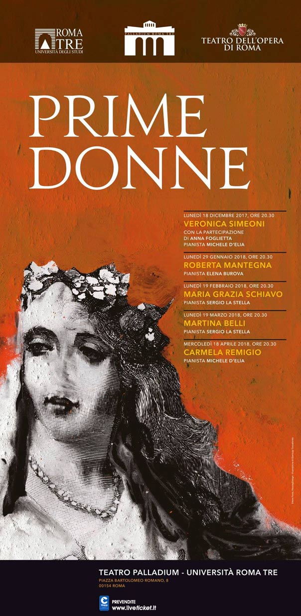 Veronica Simeoni "Prime Donne" al Teatro Palladium a Roma