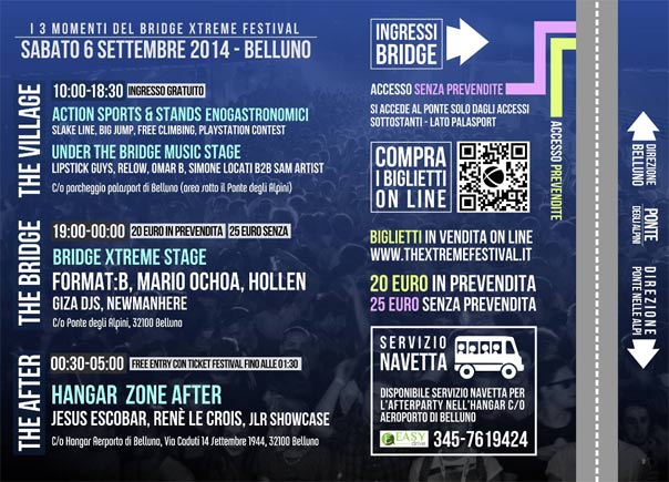 Il programma del Bridge Xtreme Festival 2014
