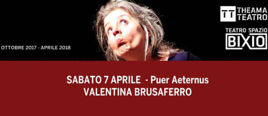 Valentina Brusaferro "Puer Aeternus" al Teatro Spazio Bixio di Vicenza