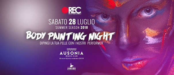REC Move your saturday - Body Painting night all'Ausonia Beach Club di Trieste