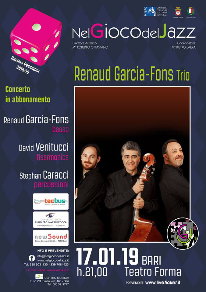 Renaud Garcia-Fons Trio al Teatro Forma di Bari