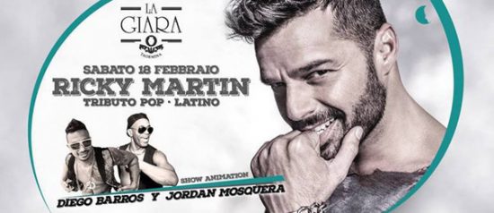 Ricky Martin Tributo pop/latino a La Giara Restaurant & Night Club a Taormina