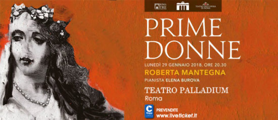 Roberta Mantegna "Prime Donne" al Teatro Palladium a Roma