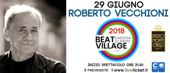Roberto Vecchioni al Beat Village alla Nuova Darsena di Rimini