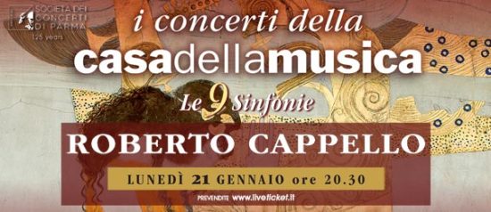 Roberto Cappello alla Casa della Musica a Parma