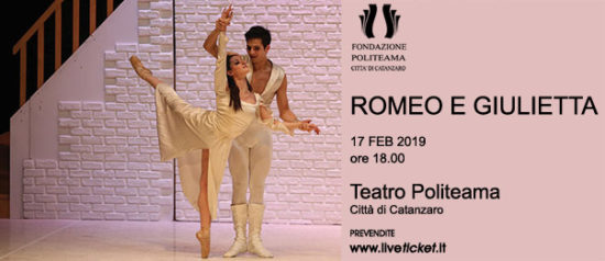 Romeo e Giulietta al Teatro Politeama di Catanzaro