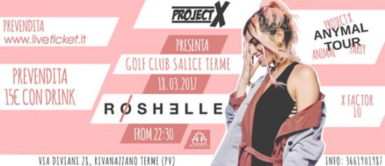 Project Animal X w/ Roshelle al Golf Club di Salice Terme