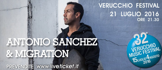 Antonio Sanchez & Migration al Verucchio Music Festival 2016