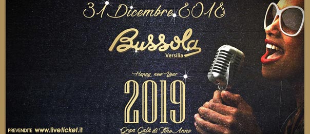 San Silvestro 2019 a La Bussola a Marina di Pietrasanta