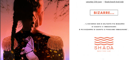 Saturday Bizzarre allo Shada Beach Club a Civitanova Marche