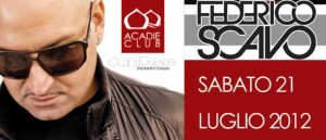 Federico Scavo all'Acadie Club di Scalea