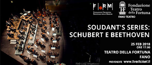 Orchestra Filarmonica Marchigiana "Soudant's series: Schubert e Beethoven" al Teatro della Fortuna a Fano