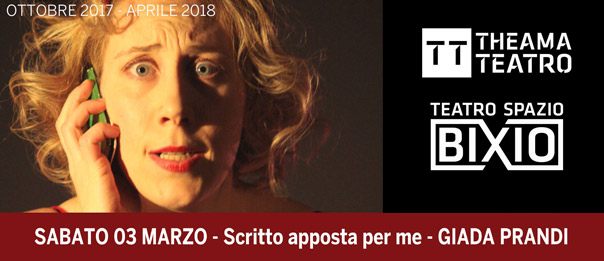 Giada Prandi "Scritto apposta per me" al Teatro Spazio Bixio di Vicenza
