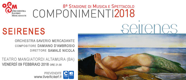 Componimenti 2018 "Seirenes" al Teatro Mangiatordi di Altamura