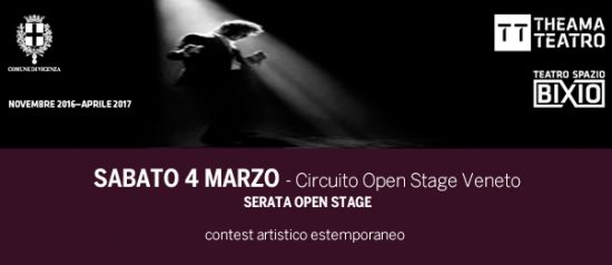 Serata open stage al Teatro Spazio Bixio di Vicenza